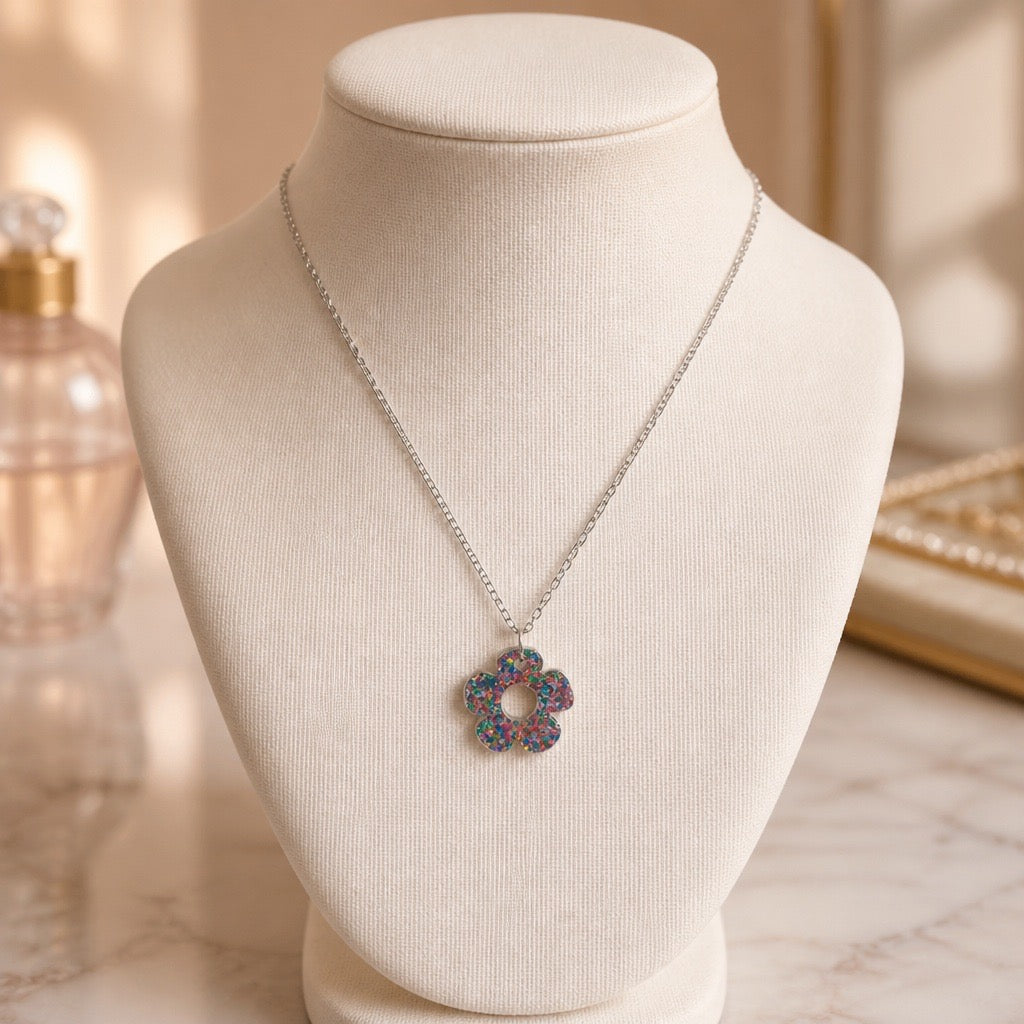 Bloom Petal Pop Charm Necklace