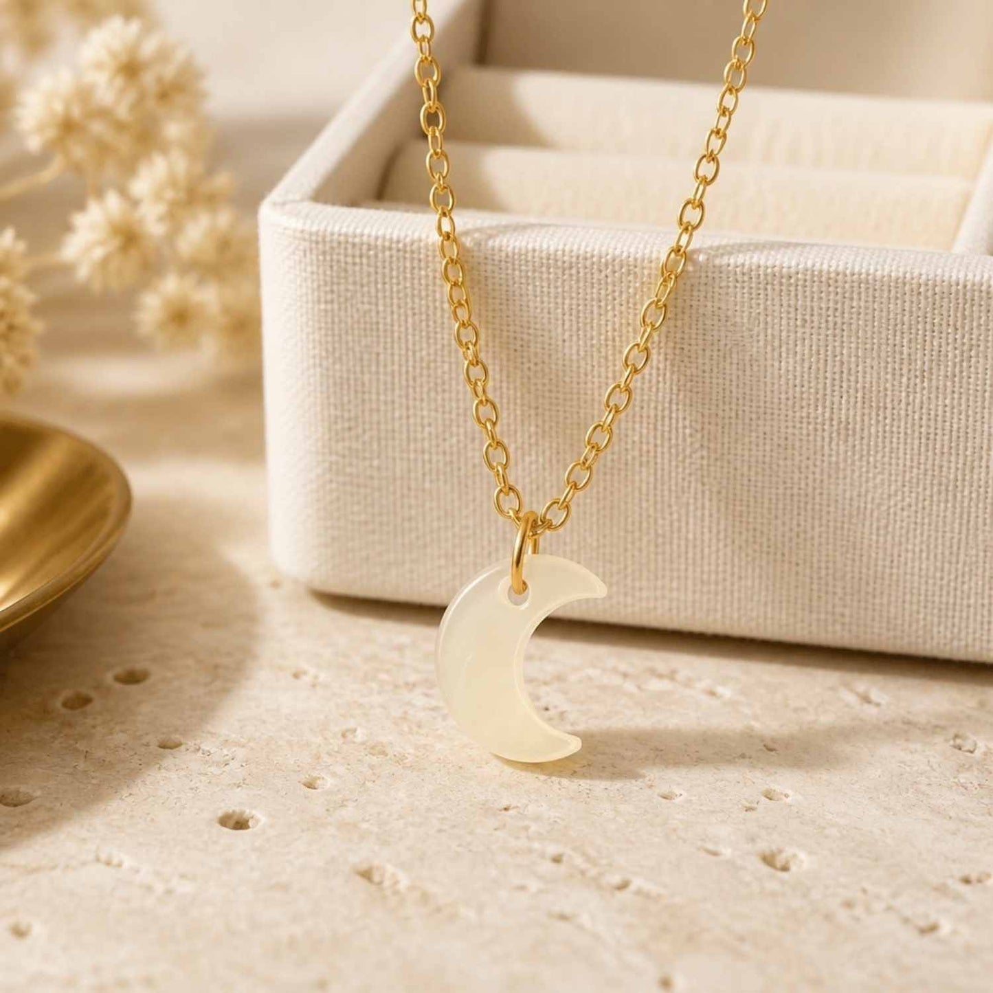 Moon Glow Pop Charm Necklace