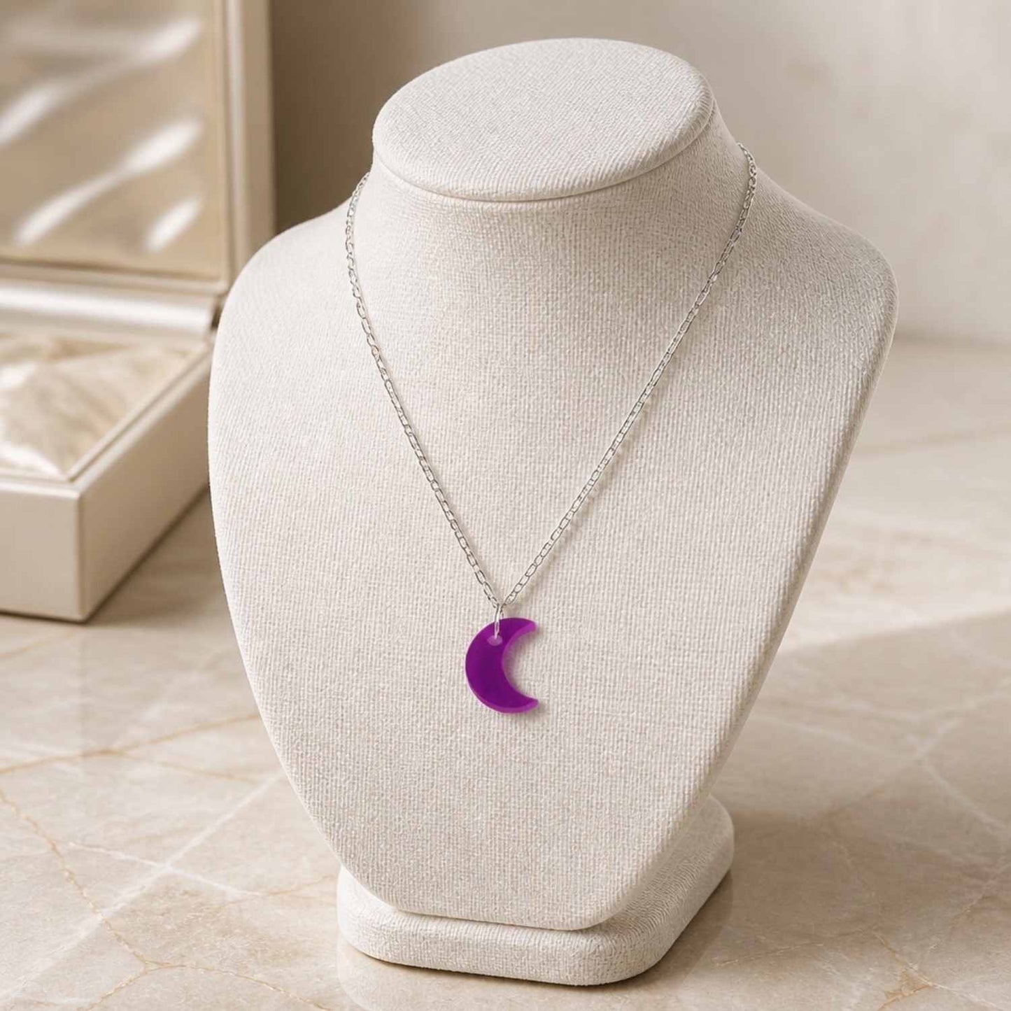 Moon Glow Pop Charm Necklace