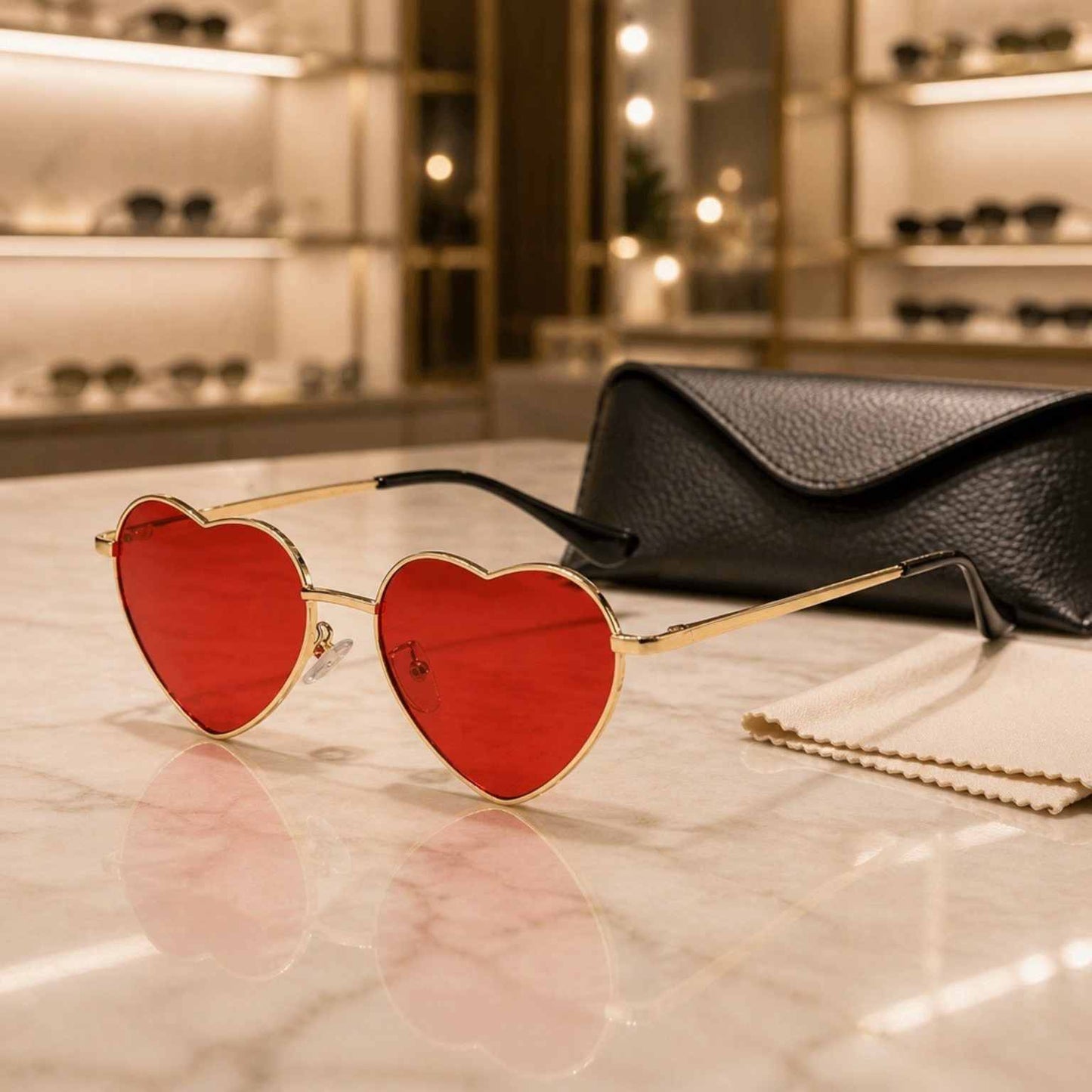 Heart Sunglasses – Bold Retro Statement Shades