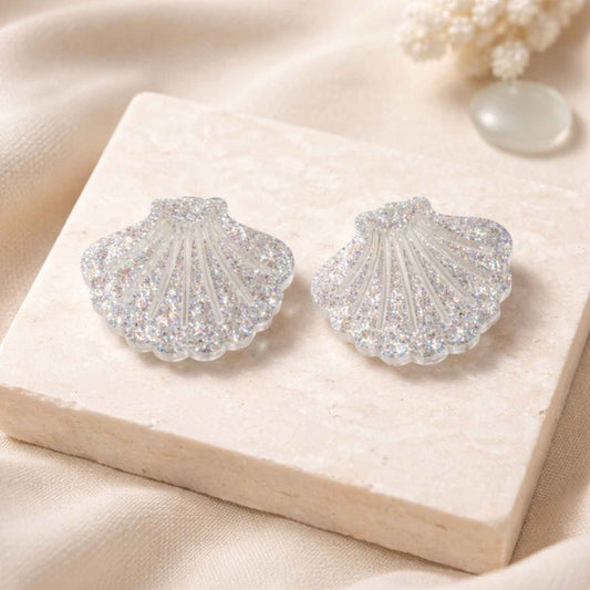 Glitter Shell Earrings