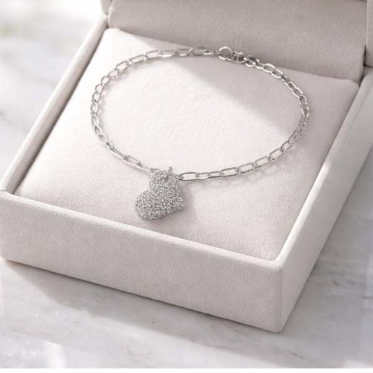 Heart Charm Bracelet
