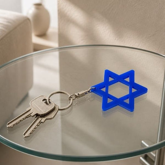 Star of David Keychain
