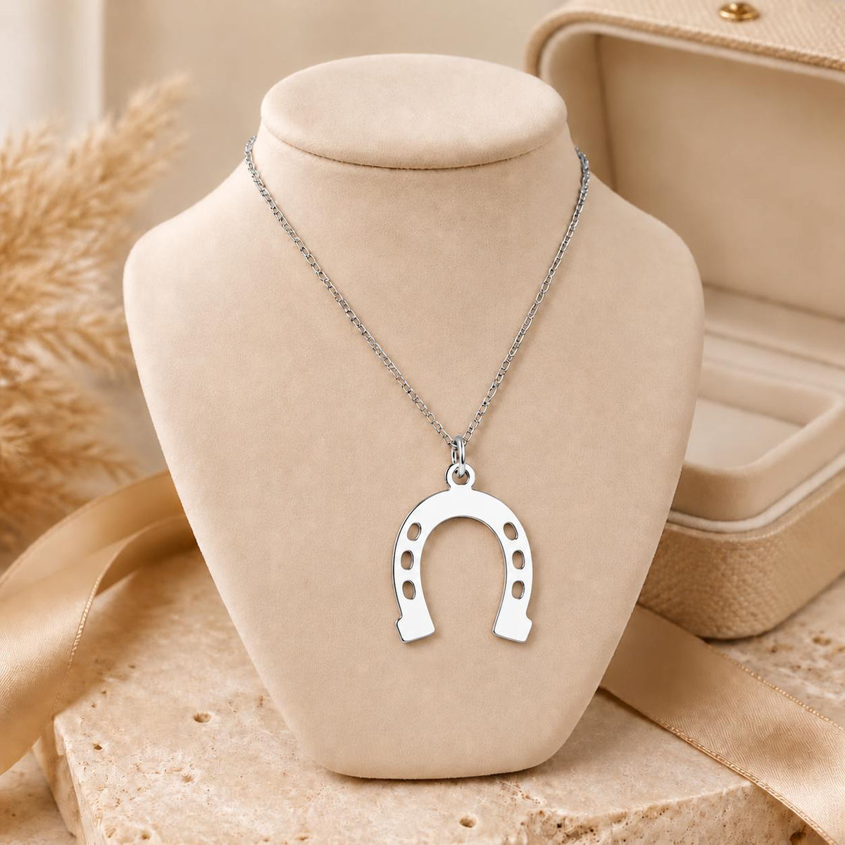 Lucky Charm Horseshoe Necklace