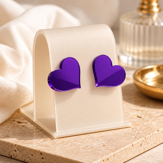 Heart Stud Earrings