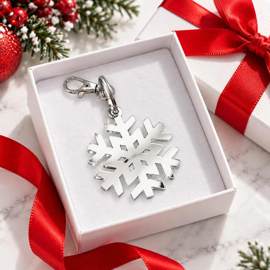 Snowflake Bag Tag & Key Chain | PRE- ORDER