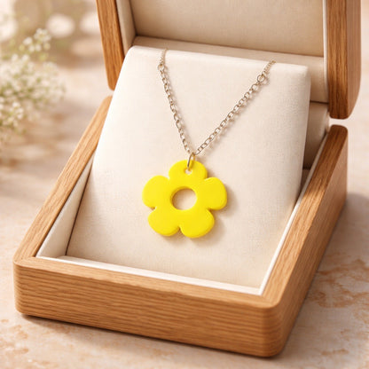 Bloom Flower Midi Earring & Necklace Set