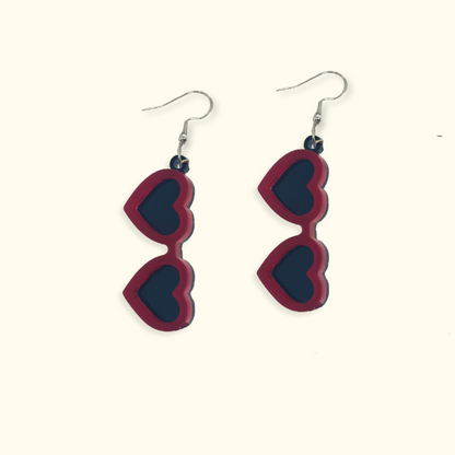 Retro Sunglasses Earrings