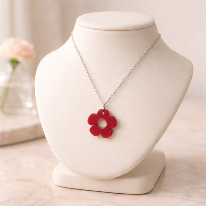 Bloom Flower Midi Earring & Necklace Set