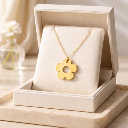 Bloom Flower Midi Earring & Necklace Set