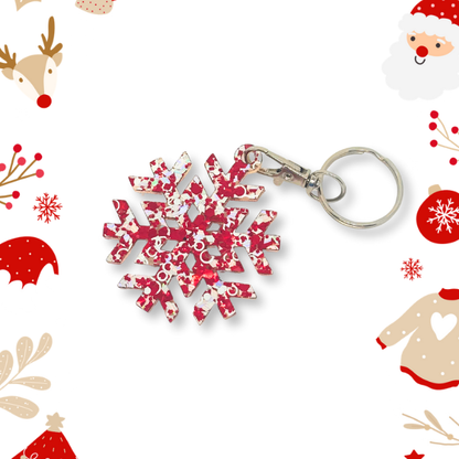 Snowflake  Keychain