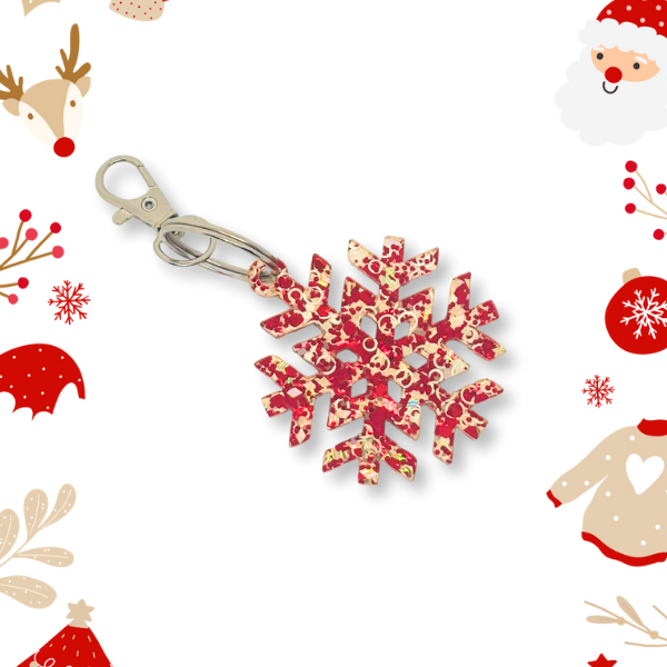 Snowflake  Keychain