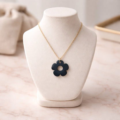 Bloom Flower Midi Earring & Necklace Set