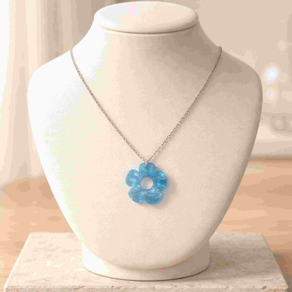 Bloom Flower Midi Earring & Necklace Set