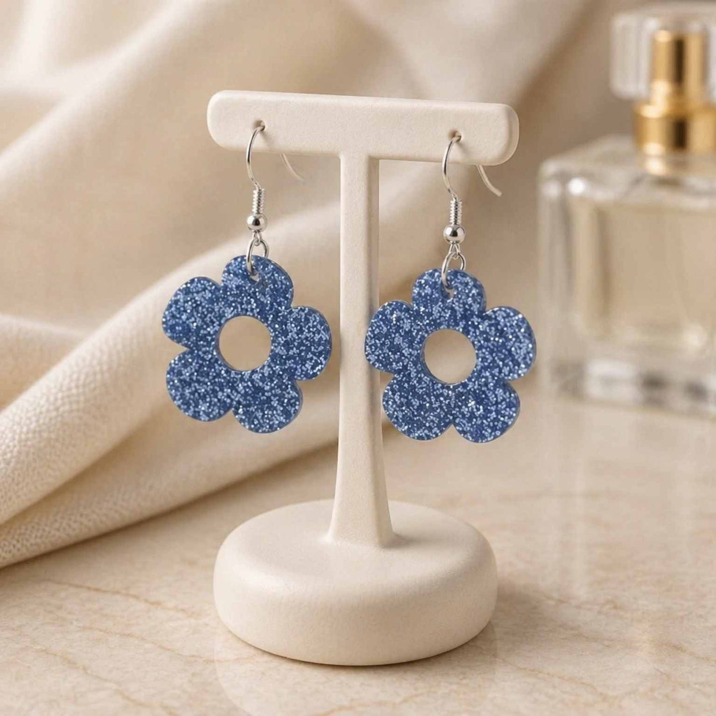 Bloom Flower Midi Earring & Necklace Set