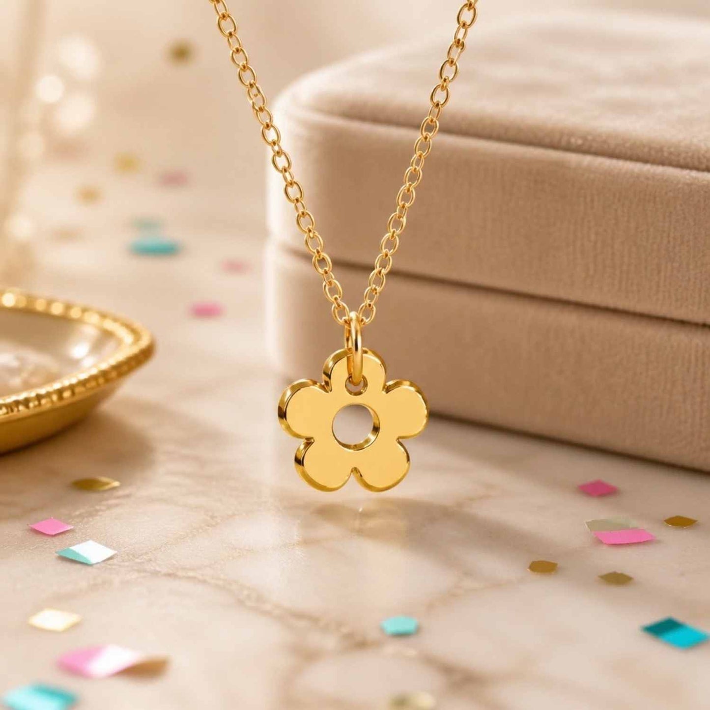 Bloom Petal Pop Charm Necklace