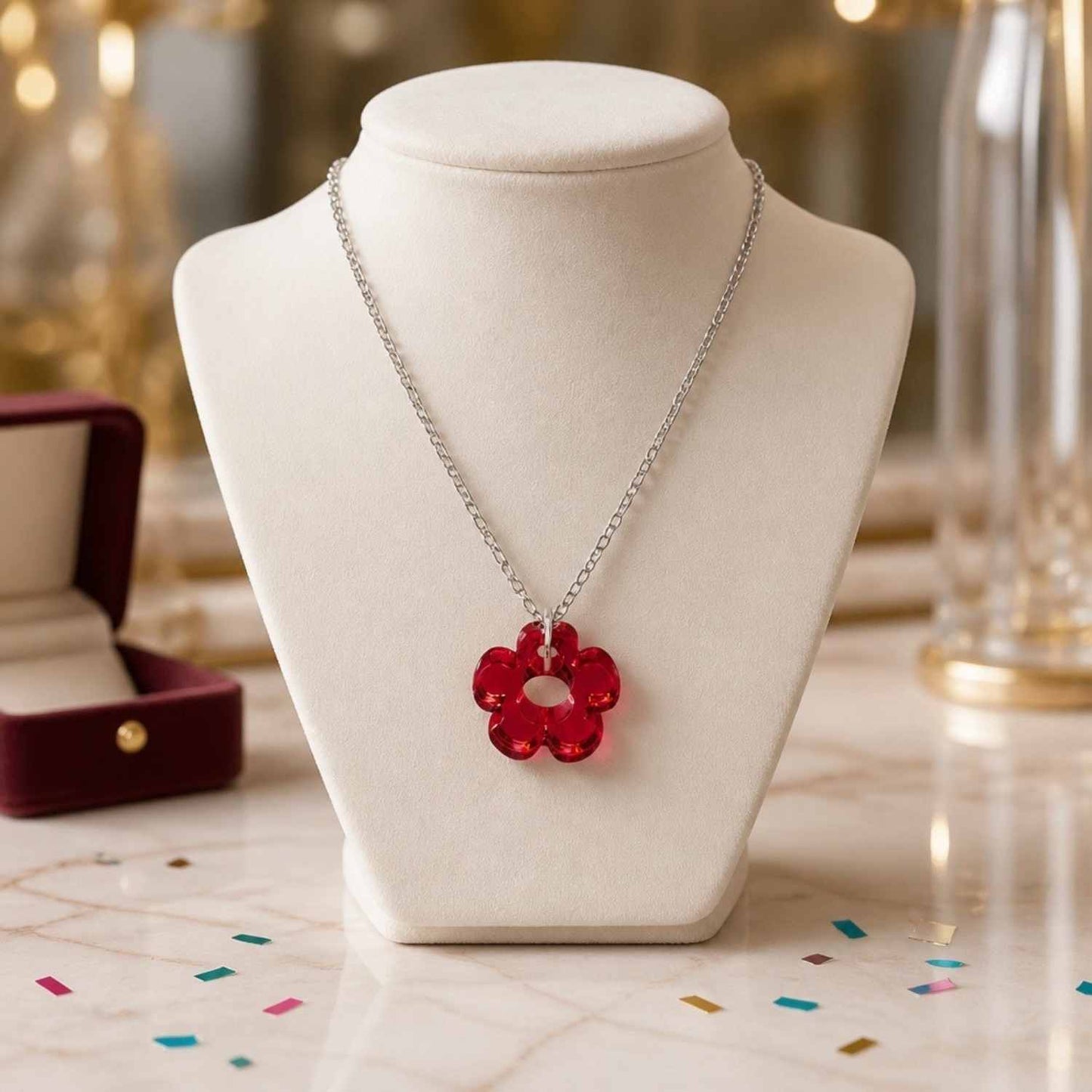 Bloom Petal Pop Charm Necklace