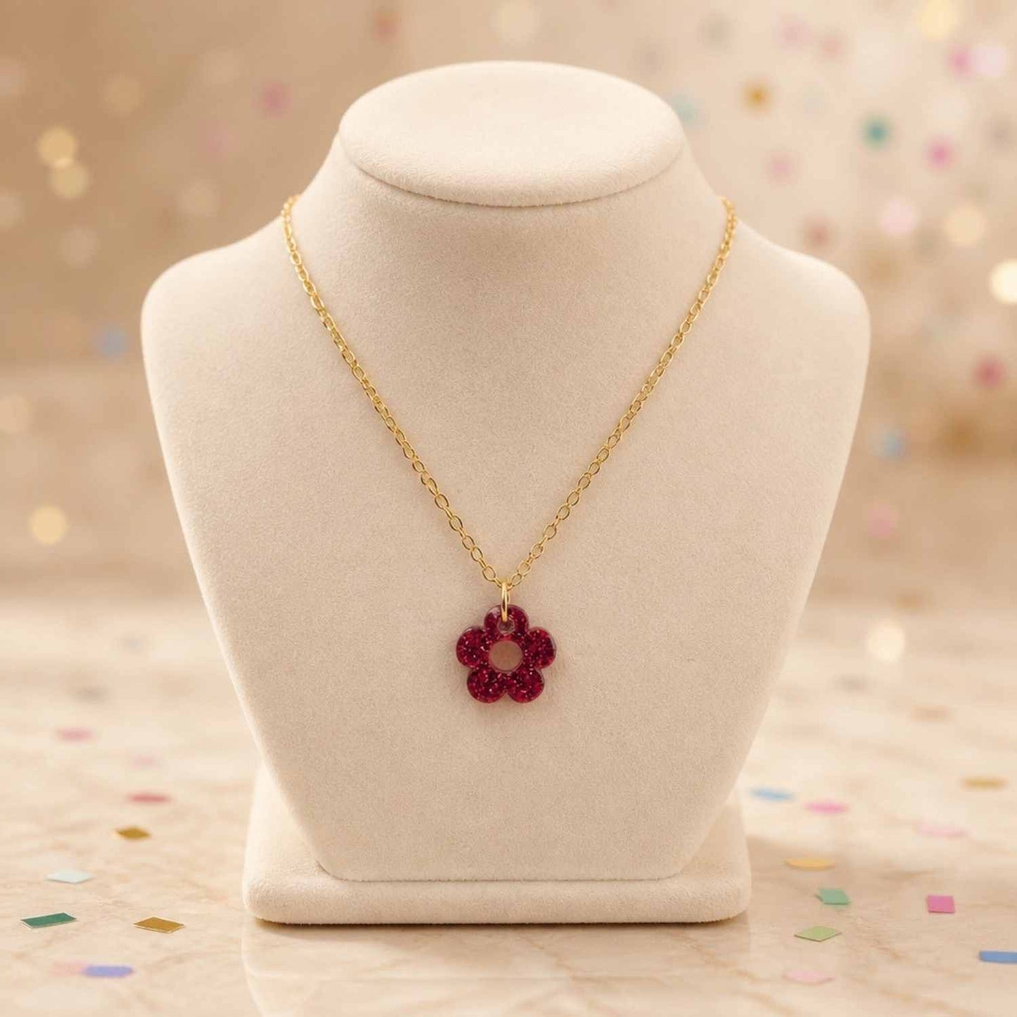 Bloom Petal Pop Charm Necklace