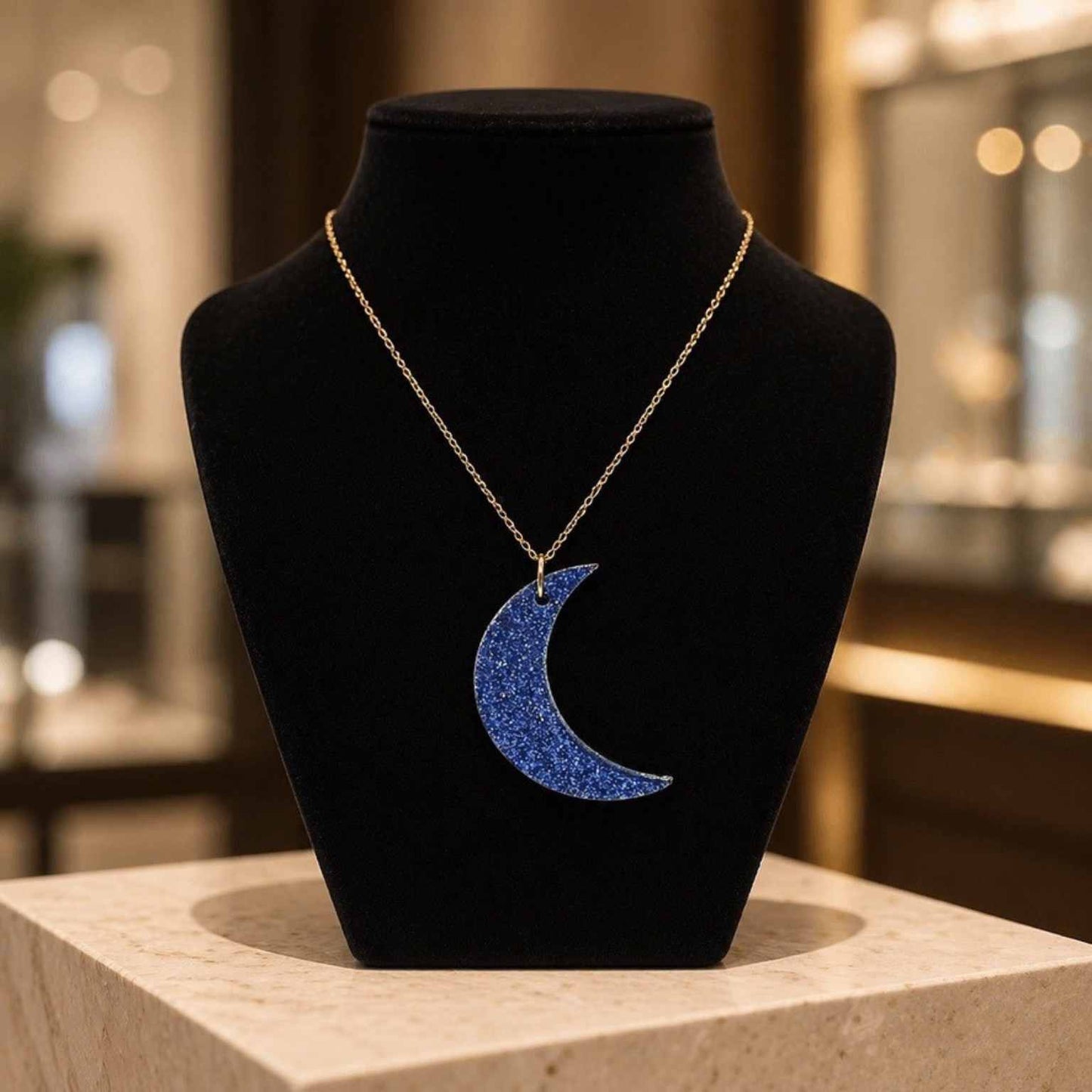 Moon Glow Maxi Necklace