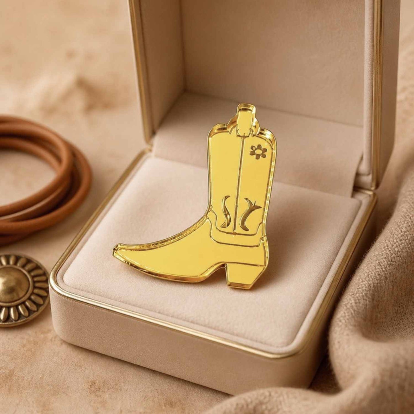 Yeehaw Cowboy Boot Pin