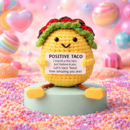 Crochet Stuffed Animal with Positive Affirmation Bundles - Special Offer