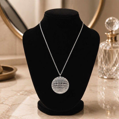 Disco Ball Necklace