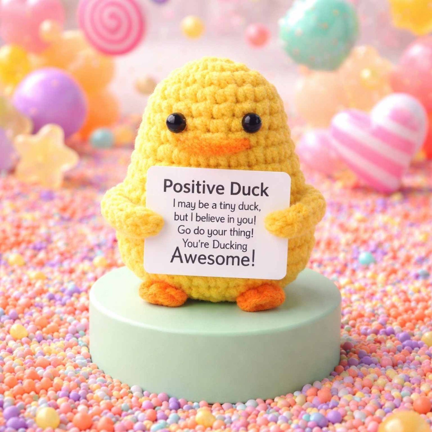 cute crochet animal confidence gift