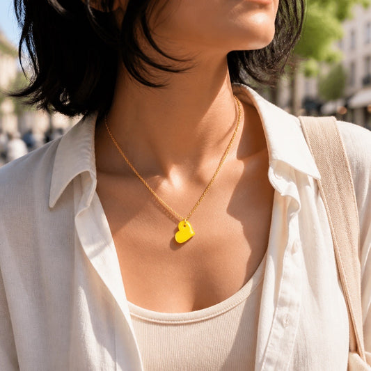 Love Heart Pop Charm Necklace
