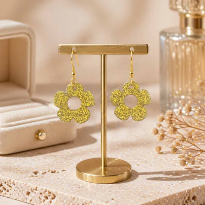 Bloom Flower Midi Earring & Necklace Set