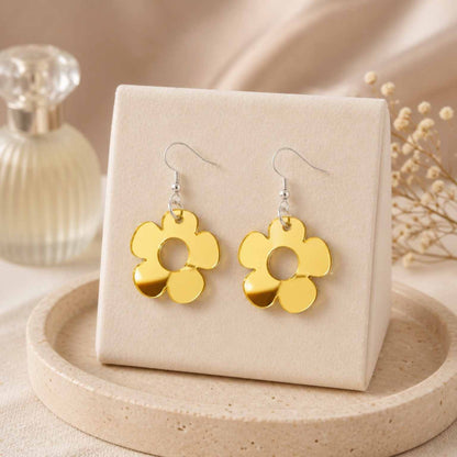 Bloom Flower Midi Earring & Necklace Set