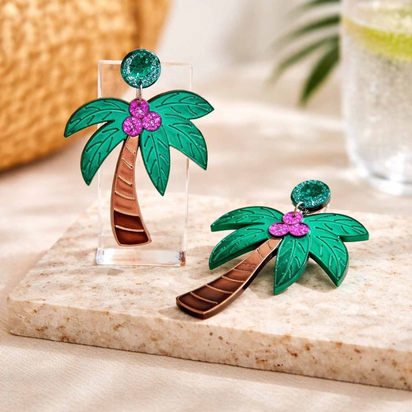 Palm Tree Earrings