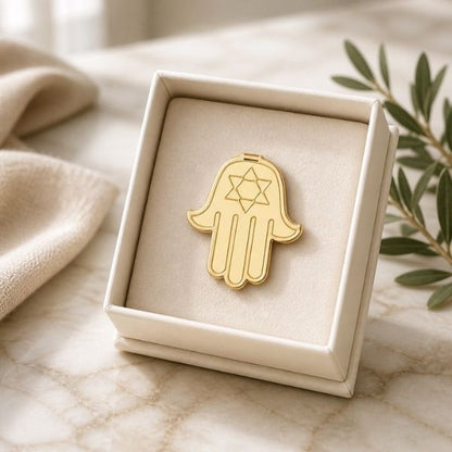 Star of David Hamsa Pin