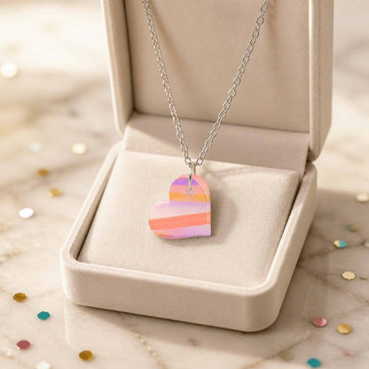 Love Heart Pop Charm Necklace