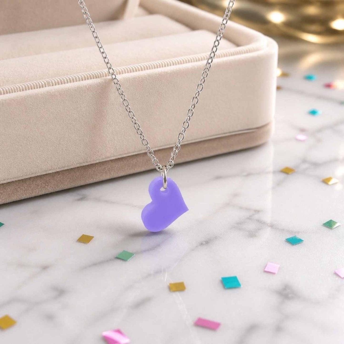Love Heart Pop Charm Necklace