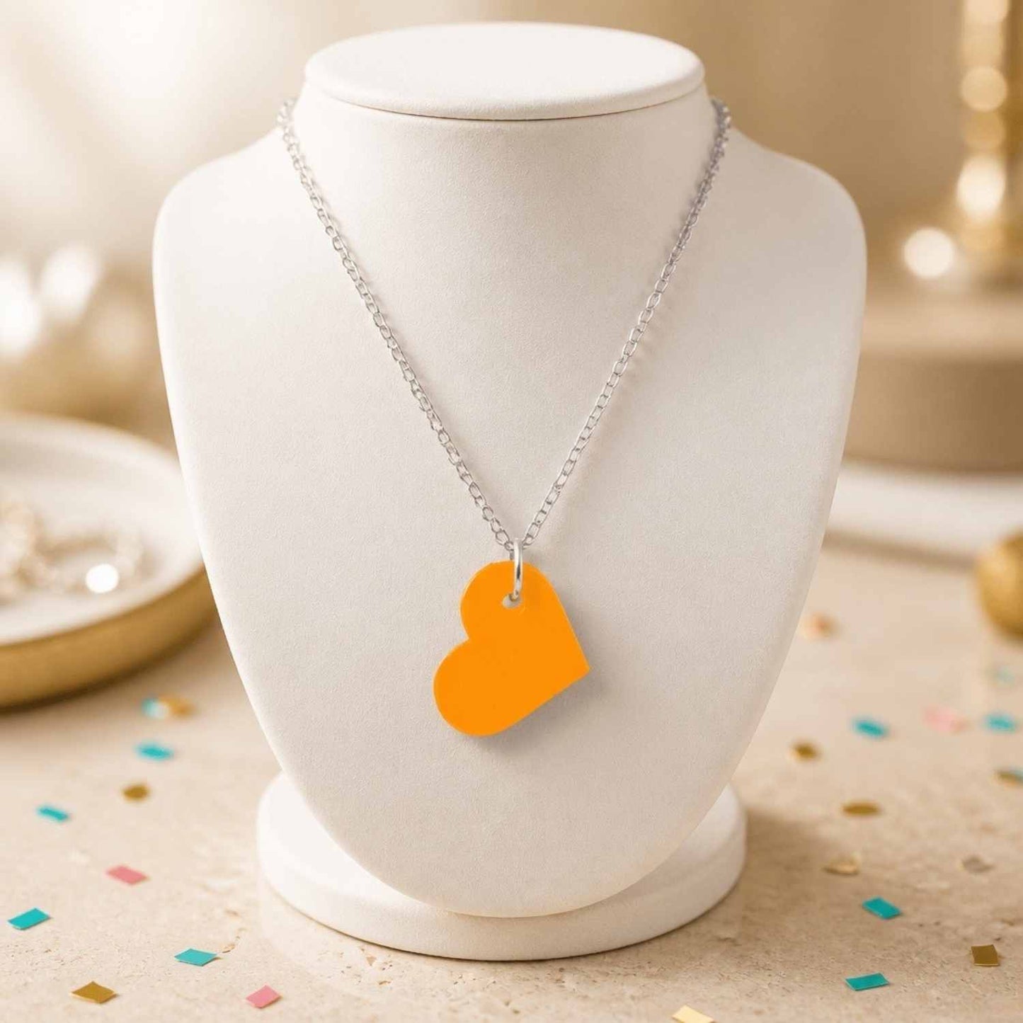 Love Heart Pop Charm Necklace