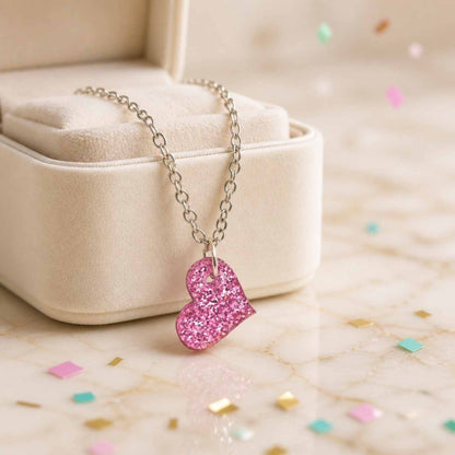 Love Heart Pop Charm Necklace