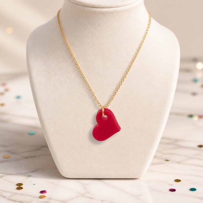 Love Heart Pop Charm Necklace