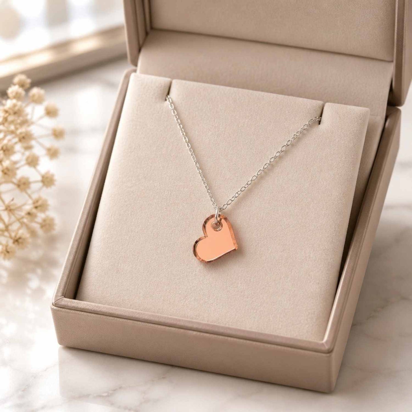 Love Heart Pop Charm Necklace