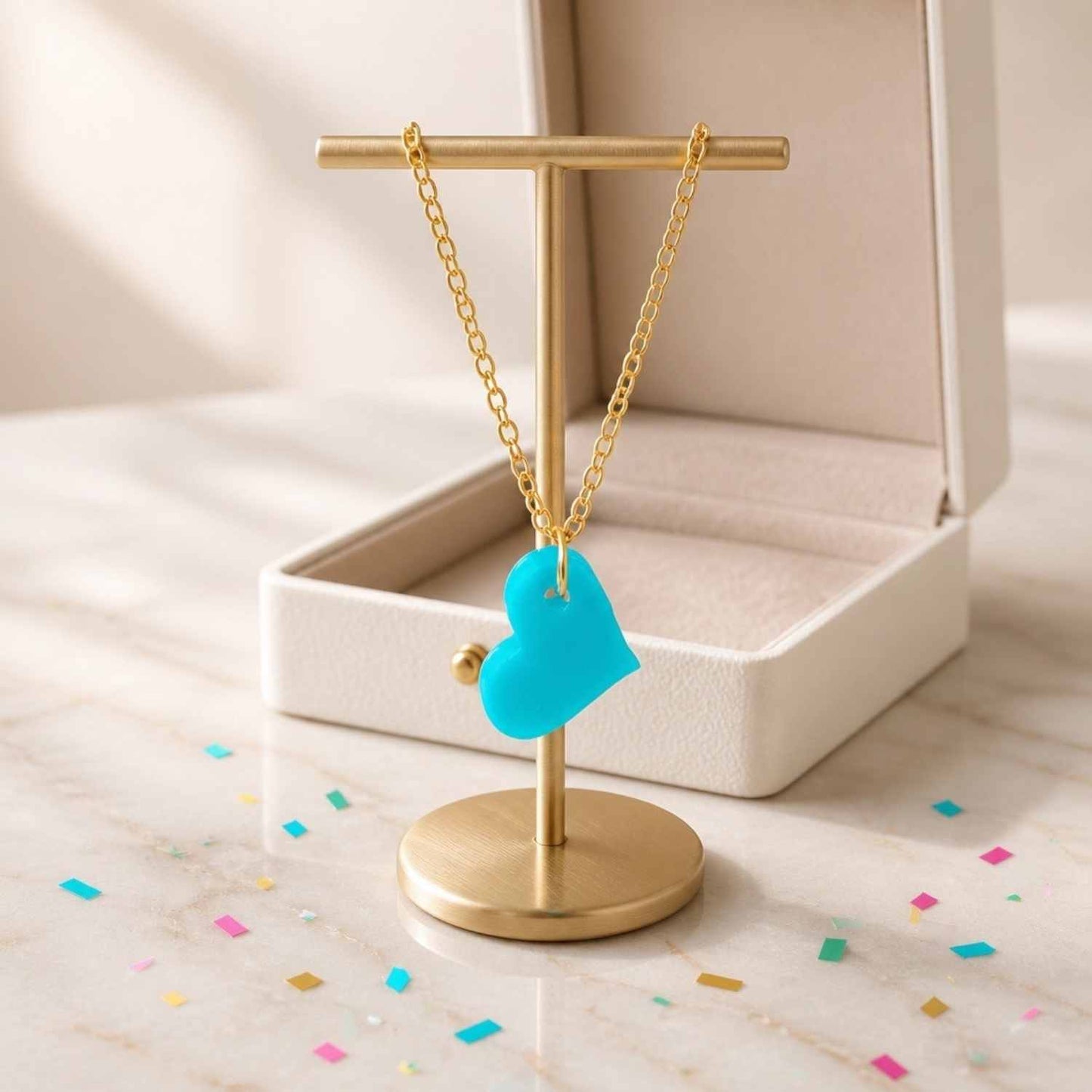 Love Heart Pop Charm Necklace