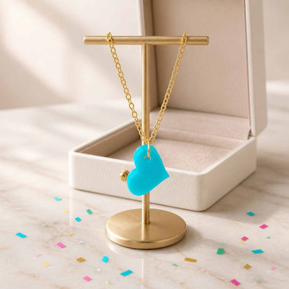 Love Heart Pop Charm Necklace