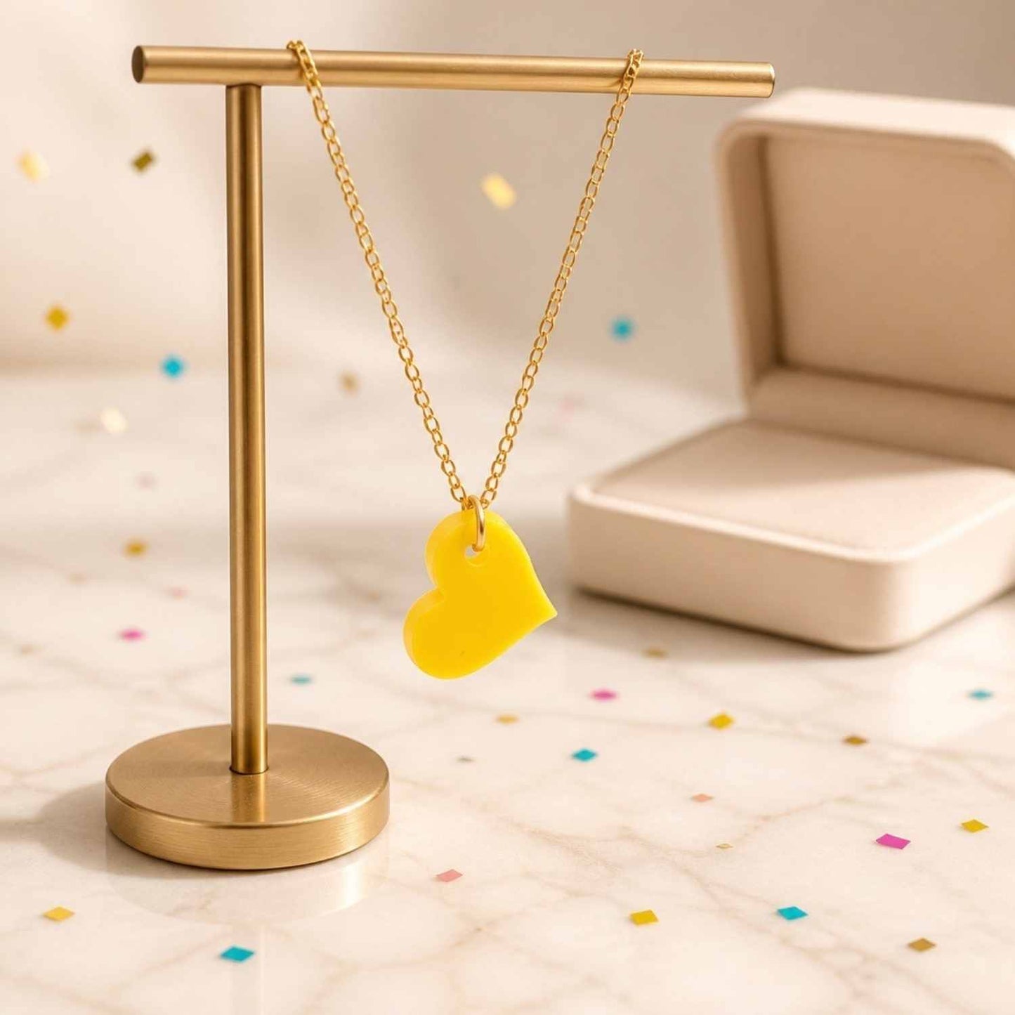 Love Heart Pop Charm Necklace