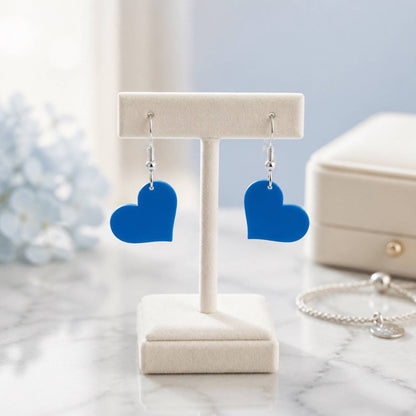 Love Heart Charm Earrings