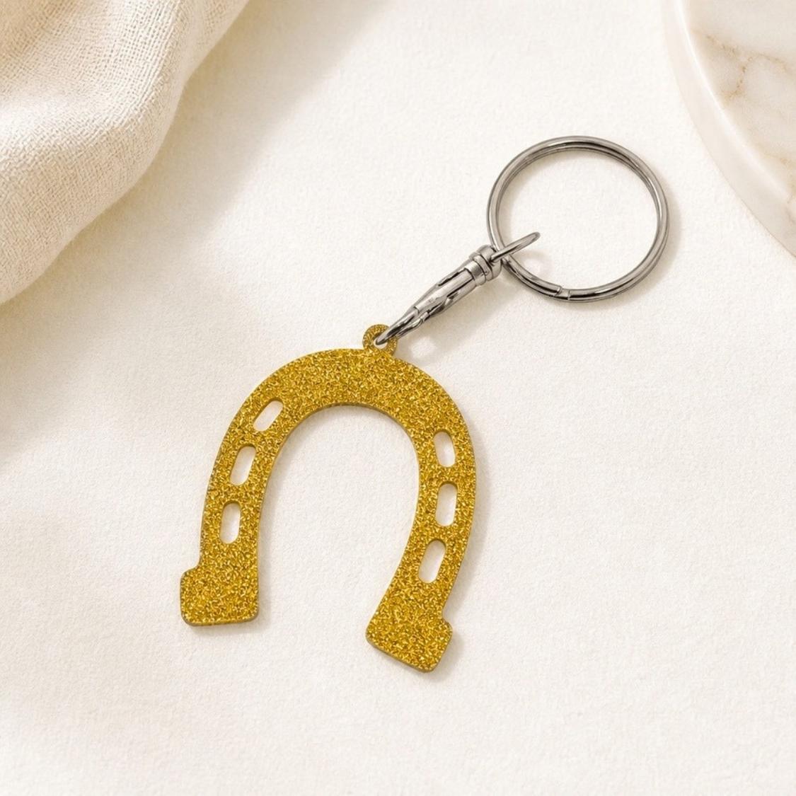 Horseshoe Keychain Purse Charm