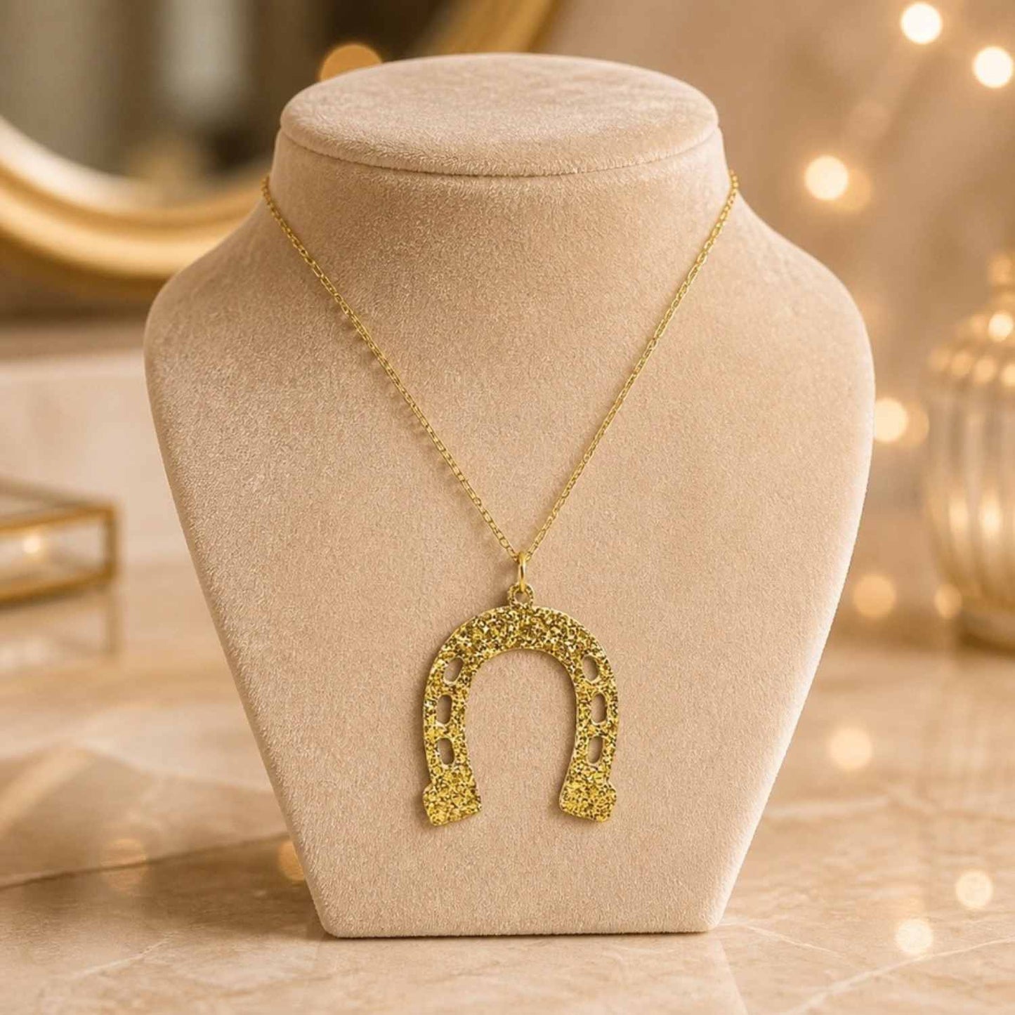 Lucky Charm Horseshoe Necklace