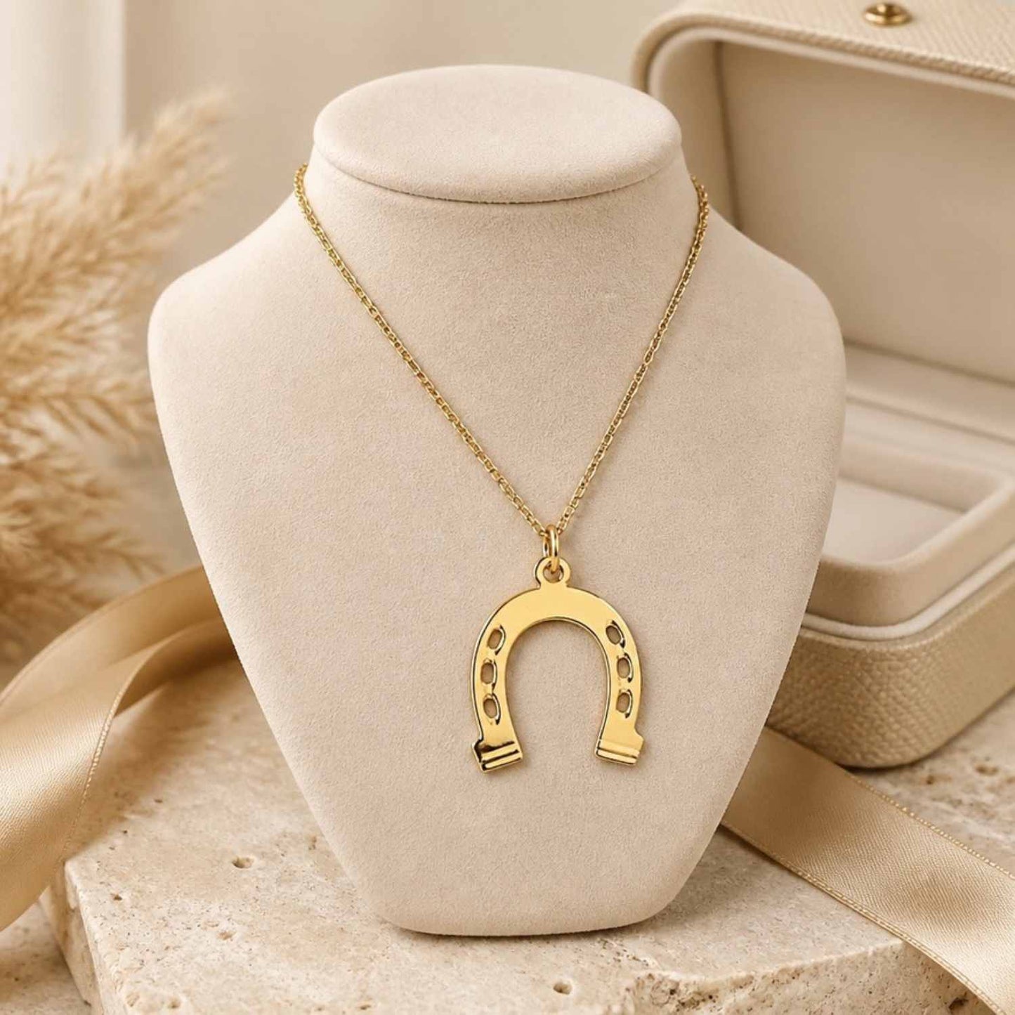 Lucky Charm Horseshoe Necklace