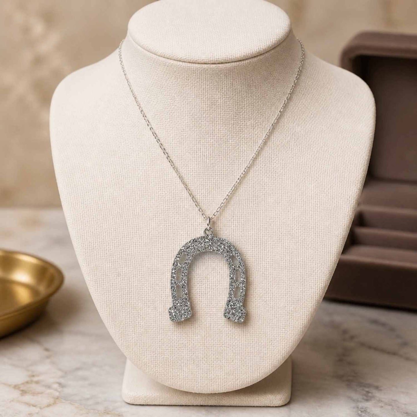 Lucky Charm Horseshoe Necklace