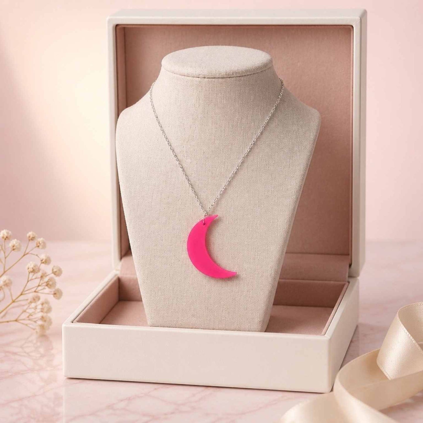 Moon Glow Maxi Necklace