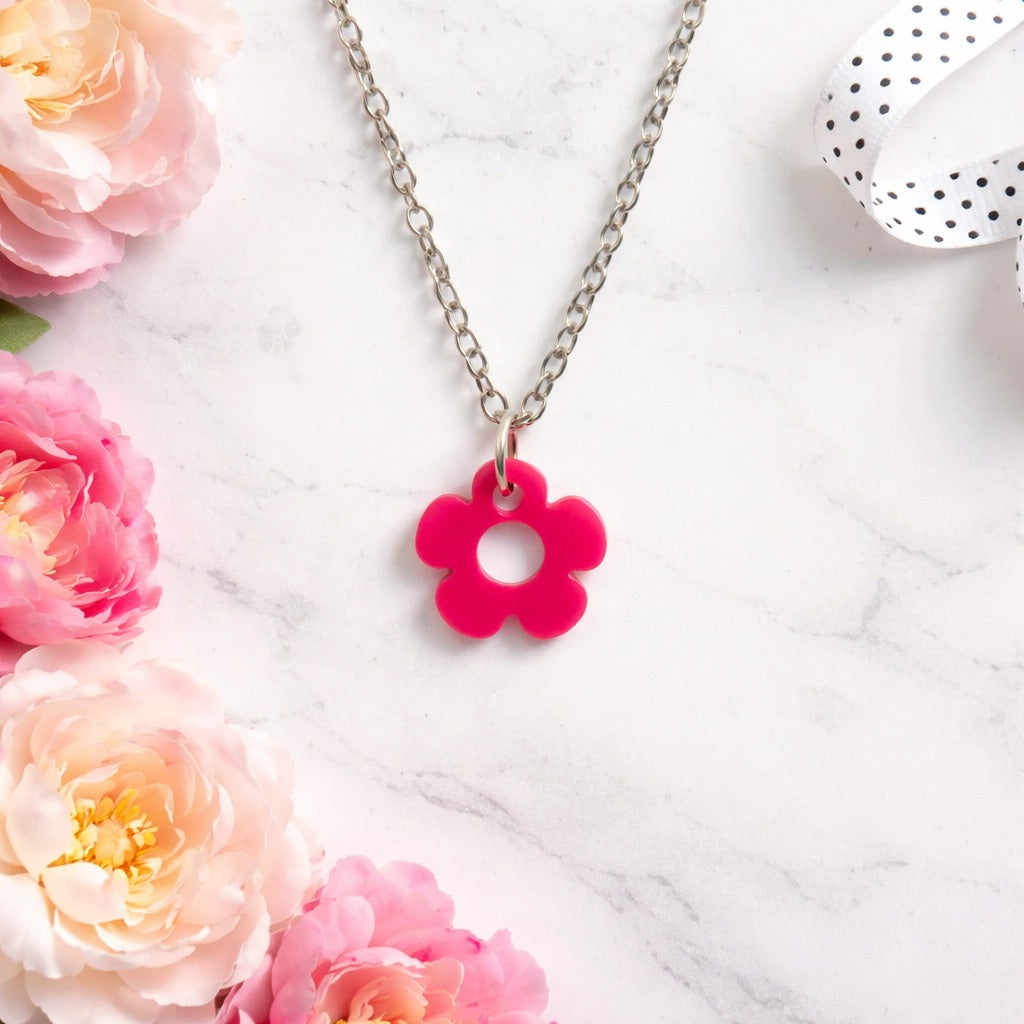 Bloom Petal Pop Charm Necklace