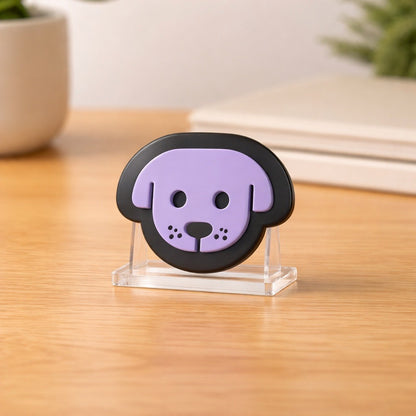 Retro Dog Pin