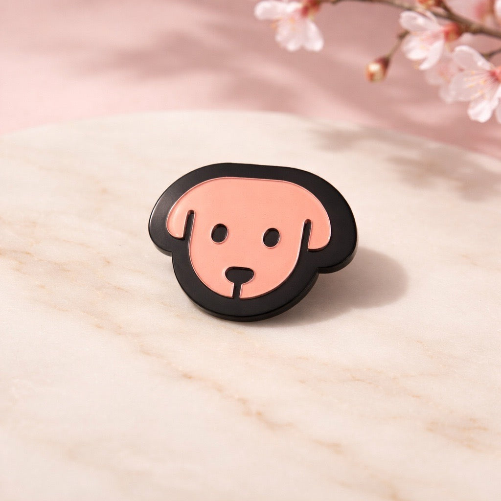 Retro Dog Pin